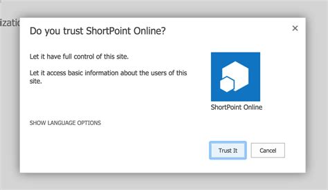 Installation Step 2 Add Shortpoint App To Sharepoint Site Add In