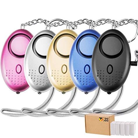 Toodoo 130db Personal Alarm 5 Pack Safe Sound Personal Security Alarm