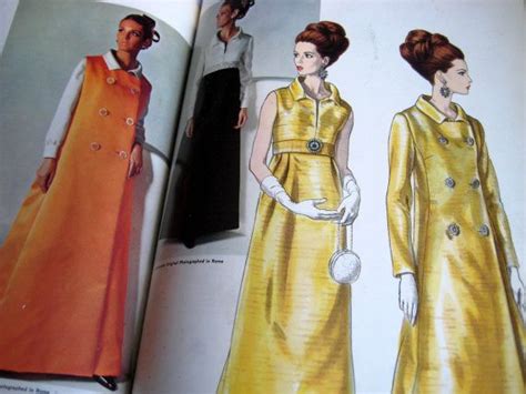 60s Simonetta Mod Empire Waist Evening Dress And Double Breasted Coat