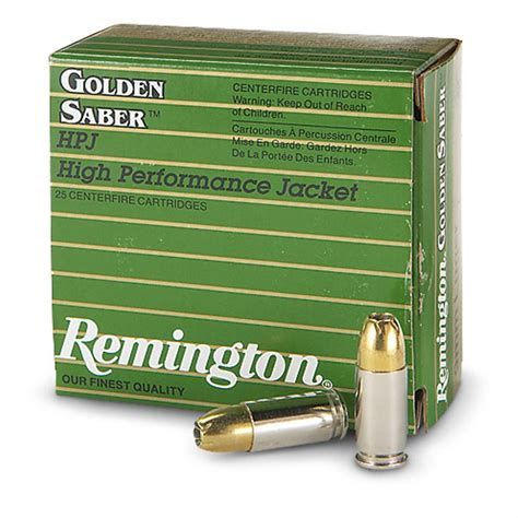 500 Rounds Remington® Golden Saber™ 40sandw® 180 Grain Jhp Ammo 163048 40 Sandw Ammo At