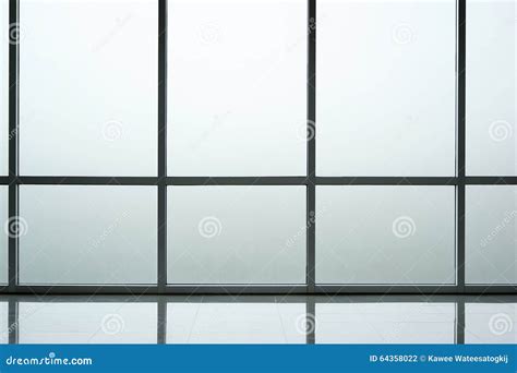 Frosted Glass Wall Background Interior Of Modern Office Building