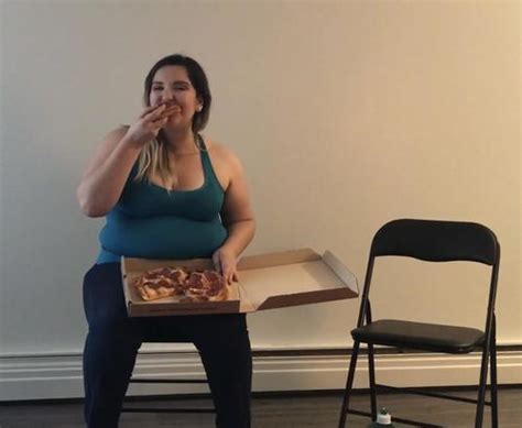 Pizza Again Part Video Clips Stuffing Eating Curvage