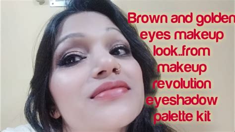 Brown And Golden Eyes Makeup Look Glowy Makeup Kaise Kare Youtube