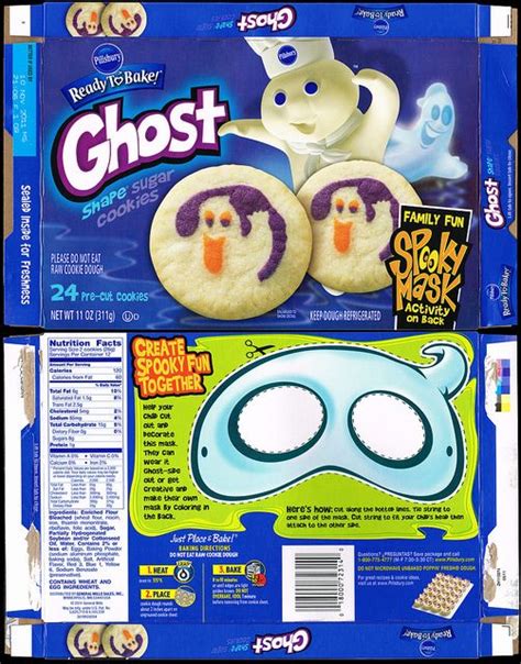 Check out all of our pillsbury cookies at pillsbury.com or find more exciting recipes. Pillsbury - Ready-to-Bake - Ghost Shape sugar cookies ...