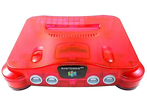 Refurbished Nintendo 64 N64 Watermelon Red Very Good Ebay