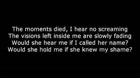 Bullet For My Valentine Tears Dont Fall Lyrics Youtube