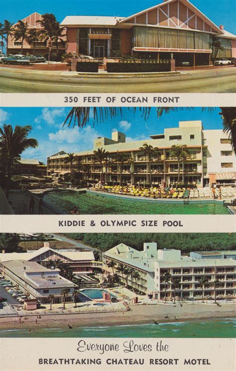 The Cardboard America Motel Archive Chateau Resort Motel Miami Beach