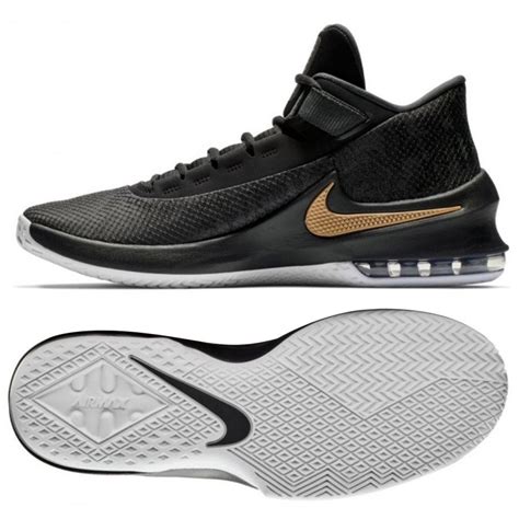 Basketball Shoes Nike Air Max Infuriate 2 Mid M Aa7066 002 Black Black Keeshoes