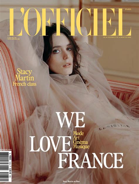 Stacy Martin - L'Officiel Magazine Paris May 2019 Issue • CelebMafia