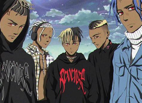 If the south korean phenomenon is your music thing, then fan, you're in the right place. XXXTentacion Blue Hair Anime Wallpapers - Wallpaper Cave