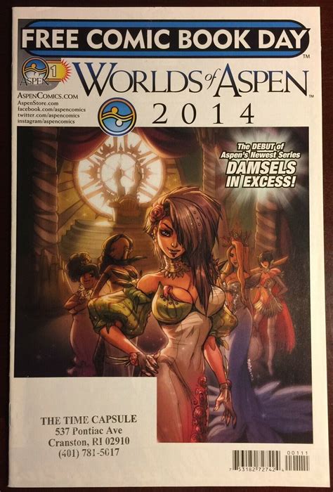 Worlds Of Aspen 2014 Free Comic Book Day Issue Zoohuntersdamsels In