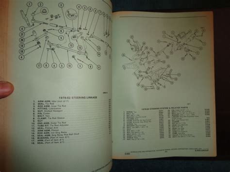 1978 1982 Gmc Caballero Parts Catalog Nos Original Parts Book 79