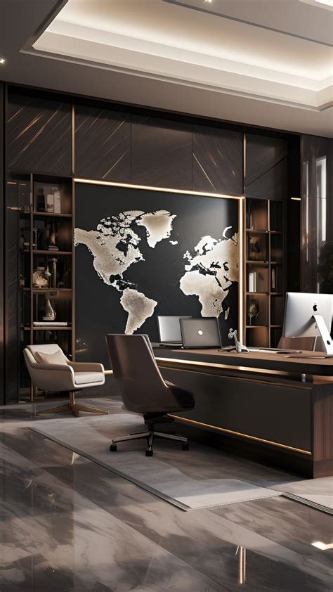 Modern Luxury Ceo Office Interior Design In Dubai In 2023 Executive