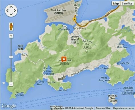 Detail Lantau Island Hong Kong Location Map Hong Kong Weather And