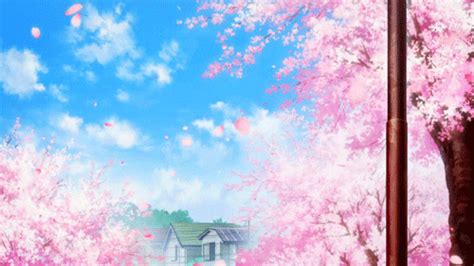 Animated gif in ꒰ anime gifs ꒱ collection by %%. Cherry Blossom Pink GIF - Find & Share on GIPHY