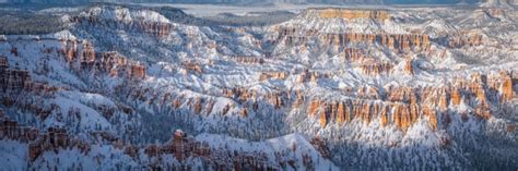Fresh Snow In Utahs Bryce Canyon National Park After A Snowstorm