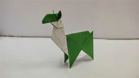 Origami Llama Step By Step How To Fold Llama Origami Tutorial Youtube