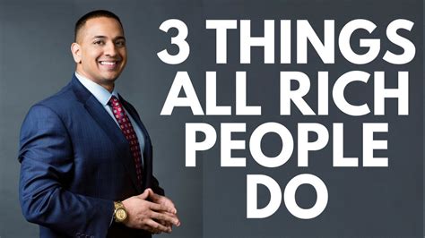 3 Things All Rich People Do Youtube