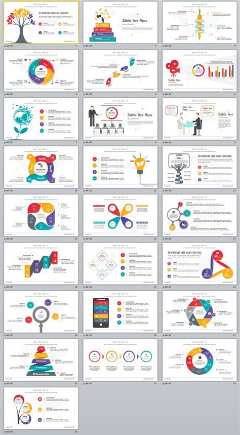 25 Best Infographic Presentation Powerpoint Templates On Behance A4b
