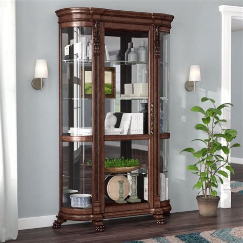 Free shipping on prime eligible orders. Darby Home Co Murillo Lighted Curio Cabinet & Reviews ...