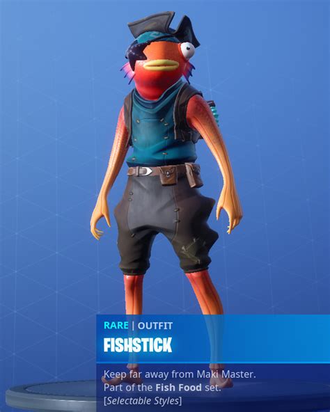 Fortnites Fishstick Skin Now Has Two Different Styles
