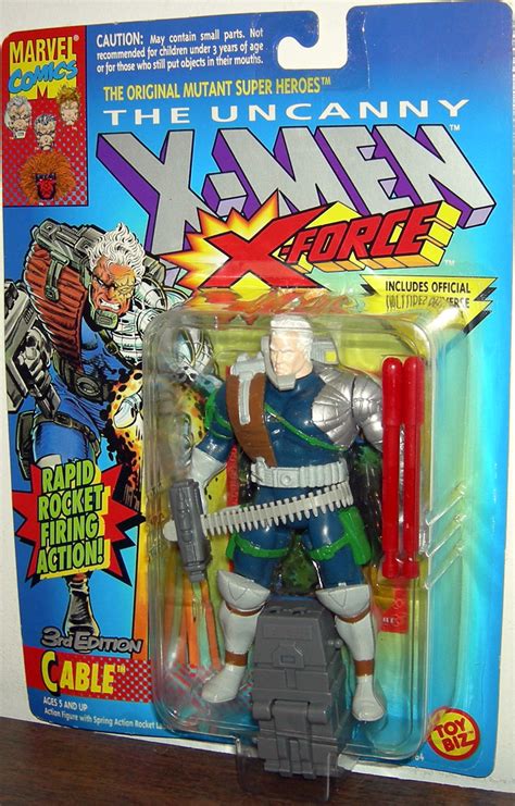 Cable 3rd Edition Action Figure X Men X Force Rapid Firing Rocket