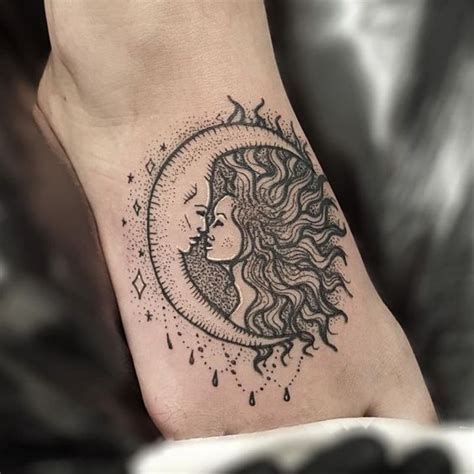 Sun And Moon Tattoo These 44 Unique Creations Will Inspire You To Get One