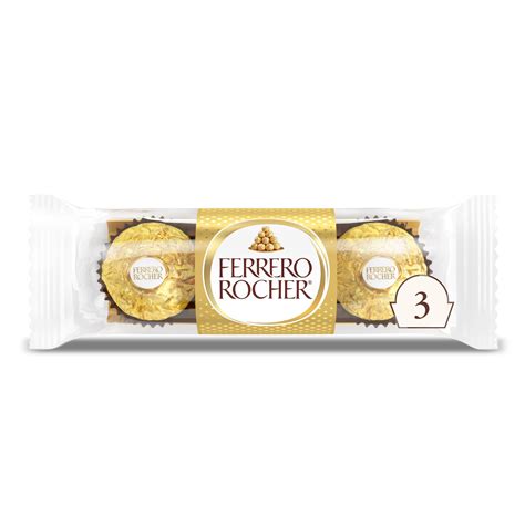 Ferrero Rocher Premium Gourmet Milk Chocolate Hazelnut Individually Wrapped Candy For Gifting