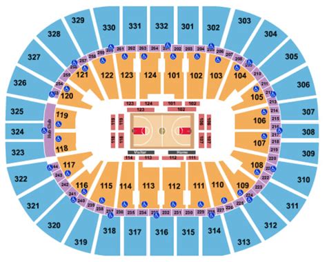 New Orleans Arena Tickets In New Orleans Louisiana Seating Charts