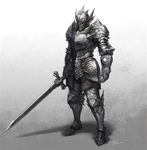 Artstation Knight Younghan Kim Fantasy Armor Fantasy Character