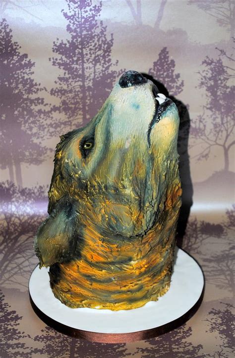 Howling Wolf Decorated Cake By The Cornish Cakery Cakesdecor
