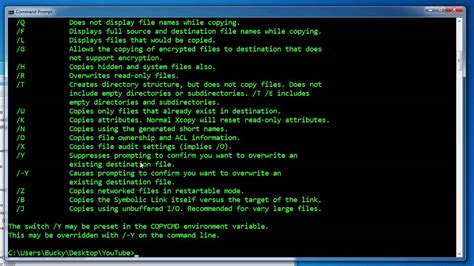 Windows Command Line Tutorial 9 Copying And Moving Files Youtube
