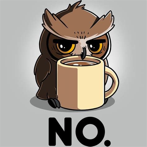 Night Owl T Shirt Teeturtle Coffee ☕️ Cute Animal Drawings Cute