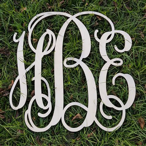 Wooden Monogram Wall Letters Photos