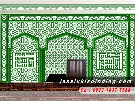 Gambar Ornamen Dinding Masjid Serat
