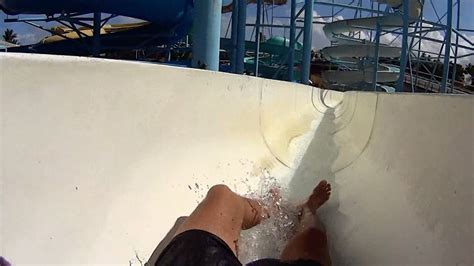 White Branco Water Slide At Veneza Water Park Youtube