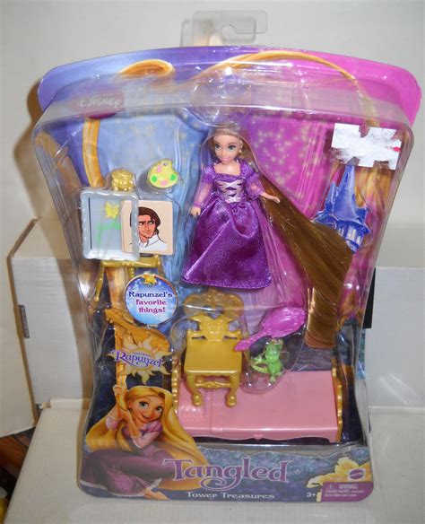2393 Nrfb Mattel Disney Tangled Rapunzel Tower Treasures Doll Playset Ebay
