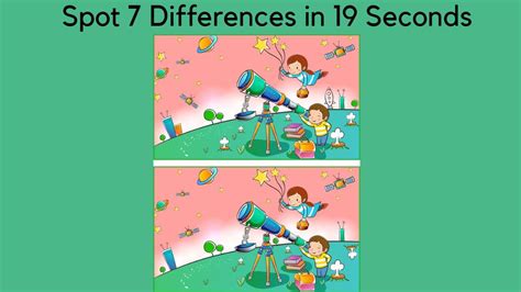 Spot The Difference Can You Spot 7 Differences In 19 Seconds