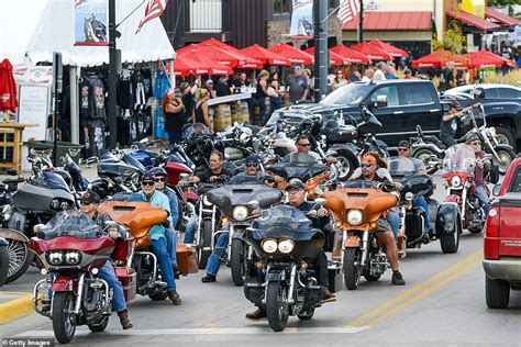Thousands Of Bikers Descend On South Dakota Town For 10 Day Sturgis Motorcycle Rally Which Is
