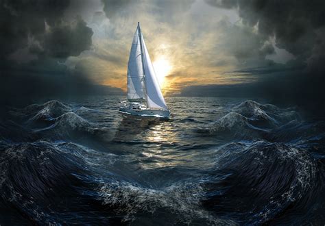 Sailing In Calm Of Storm Preach The Story