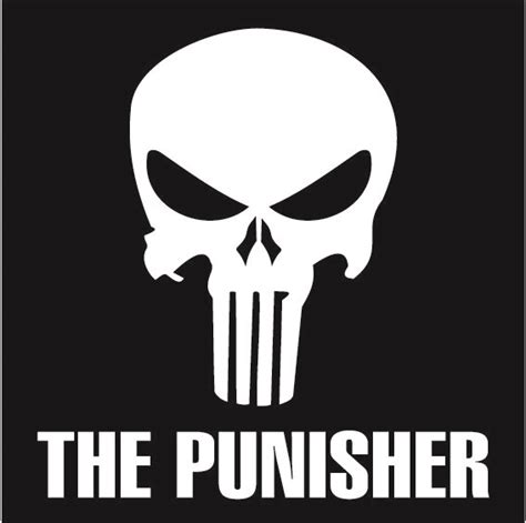 The Punisher Logo Eps File Free Vector Pinterest Punisher Logo