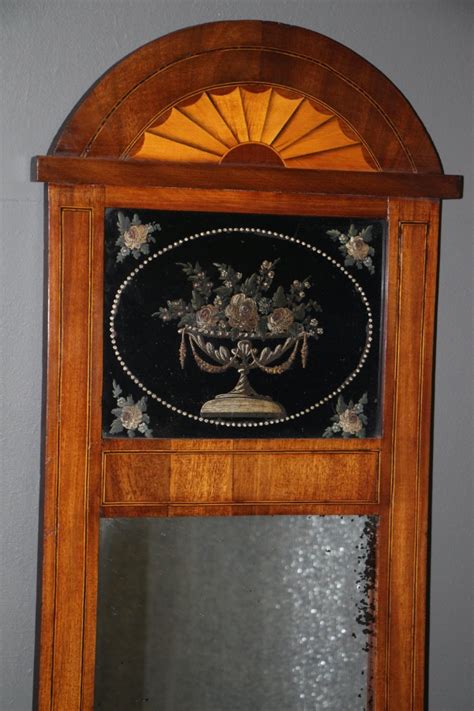 The brilliant blue mirror finish is eye catching and will add a pop of color to your outdoor oasis. Buy Tall French Empire Trumeau mirror inlay from Antiques ...