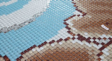 Crystal Glass Mosaic Tile Puzzle Tile Wall Backsplashes Bathroom Tile