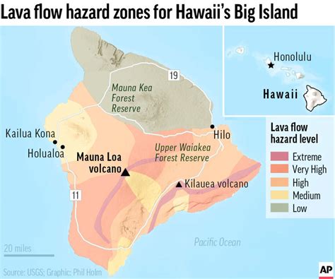 Big Island Hawaii Volcano Map Hot Sex Picture