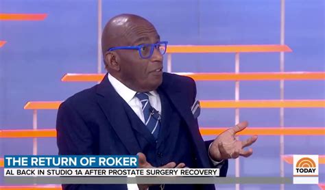Roker Returns To ‘today 2 Weeks After Prostate Cancer Surgery