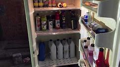 Turn an OLD FREEZER into a STORAGE Cabinet!!