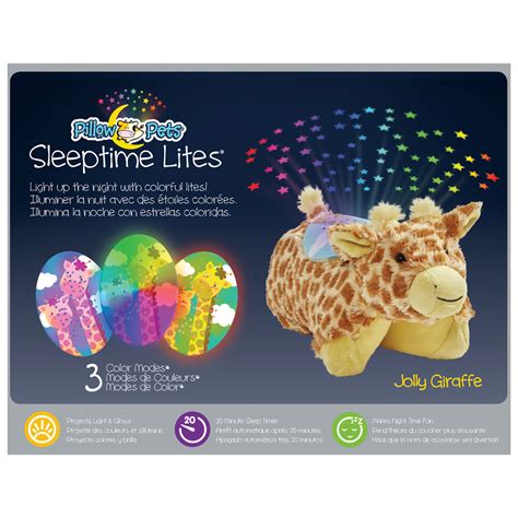 Jolly Giraffe Sleeptime Lite Night Light Plush Toy Pillow Pets 11