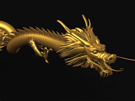 3d Ancient Dragon Chinese Model