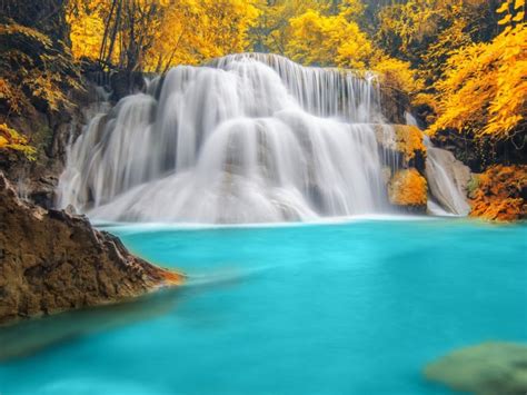 Fall Season Waterfall Download Hd Wallpapers And Free Images