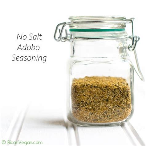 No Salt Adobo Seasoning Rican Vegan Adobo Seasoning Adobo Seasonings